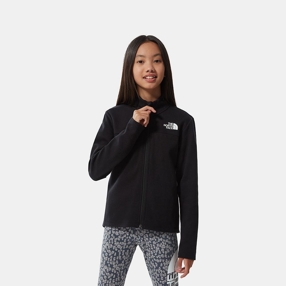 The North Face Jackets Girls Australia - The North Face Slacker Midlayer Black Mountain (TNF-174539)